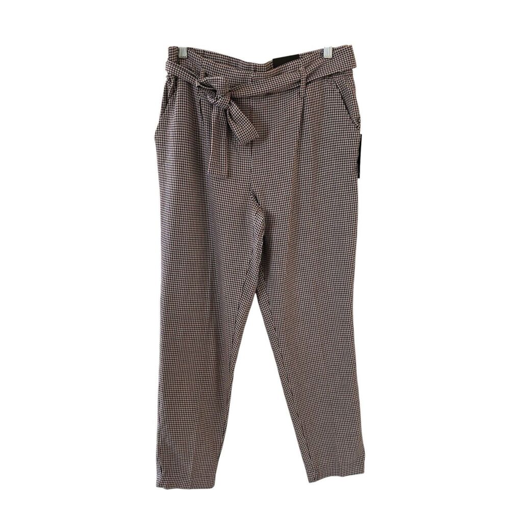 NWT Jules and Leopold Pants Tapered Ankle Length Academia Size SP Houndstooth‎